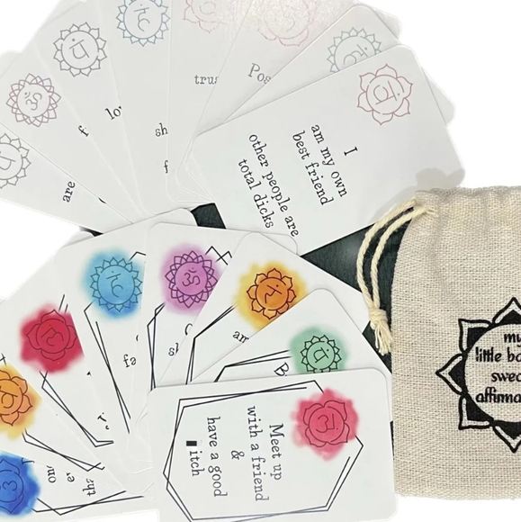New My little bag of swear Affirmations - 16 Cards - Picture 3 of 3